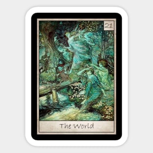 Tarot - The World Sticker